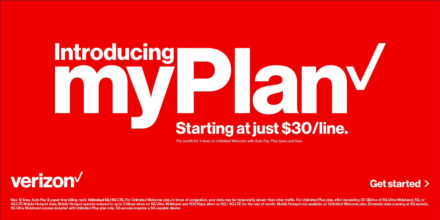 Verizon's My Plan