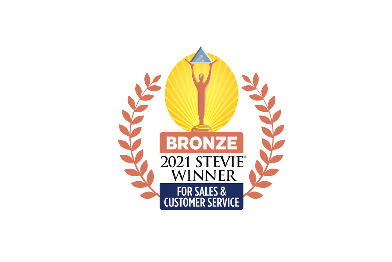 Bronze Stevie winner award 2021