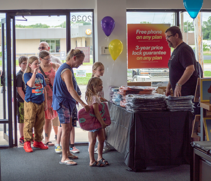 Backpack giveaway